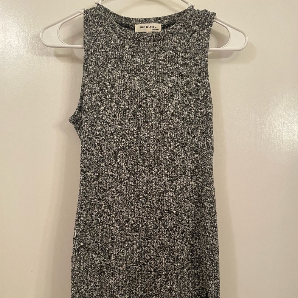 Sleeveless Sweater Dress